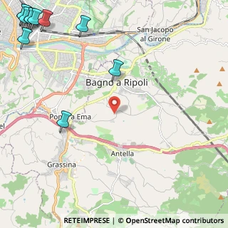 Mappa 50012 Bagno a Ripoli FI, Italia (3.98636)