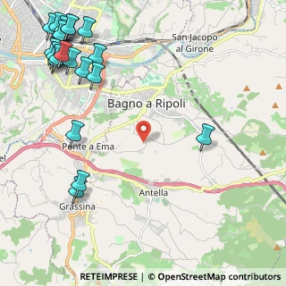 Mappa 50012 Bagno a Ripoli FI, Italia (3.3115)