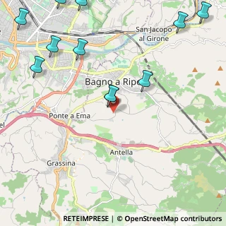 Mappa 50012 Bagno a Ripoli FI, Italia (3.04545)