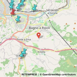 Mappa 50012 Bagno a Ripoli FI, Italia (3.84909)