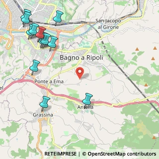 Mappa 50012 Bagno a Ripoli FI, Italia (3.03231)