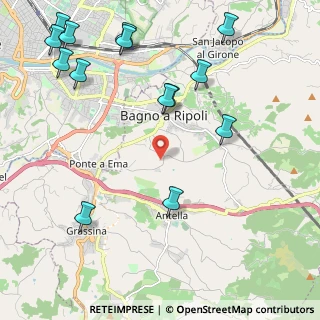 Mappa 50012 Bagno a Ripoli FI, Italia (2.84429)