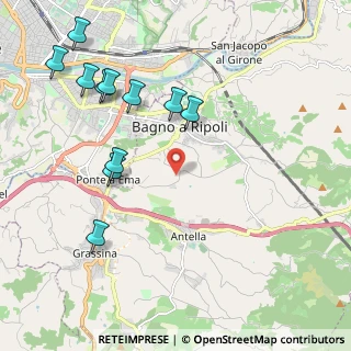 Mappa 50012 Bagno a Ripoli FI, Italia (2.44545)