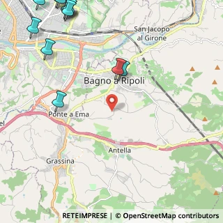 Mappa 50012 Bagno a Ripoli FI, Italia (3.55167)