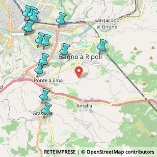 Mappa 50012 Bagno a Ripoli FI, Italia (2.98929)