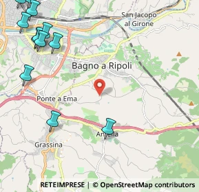 Mappa 50012 Bagno a Ripoli FI, Italia (3.41308)