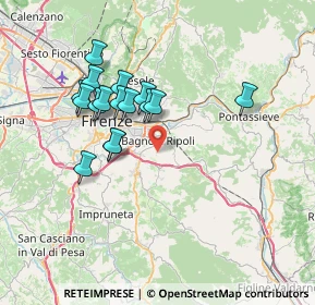 Mappa 50012 Bagno a Ripoli FI, Italia (6.62)