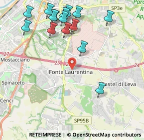 Mappa Via Lucio Lombardo Radice, 00134 Roma RM, Italia (2.612)