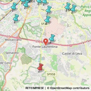 Mappa Via Lucio Lombardo Radice, 00134 Roma RM, Italia (3.66429)