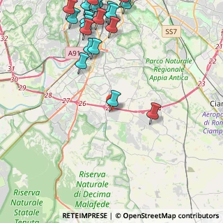 Mappa Via Lucio Lombardo Radice, 00134 Roma RM, Italia (6.401)