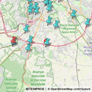 Mappa Via Lucio Lombardo Radice, 00134 Roma RM, Italia (6.2635)