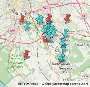 Mappa Via Mario Mameli, 00178 Roma RM, Italia (6.542)