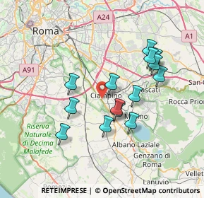 Mappa Via Mario Mameli, 00178 Roma RM, Italia (6.924)