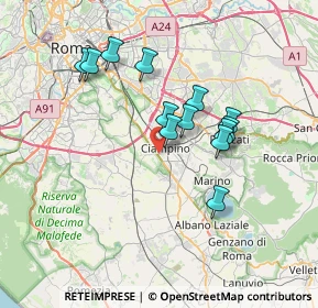 Mappa Via Mario Mameli, 00178 Roma RM, Italia (6.44231)