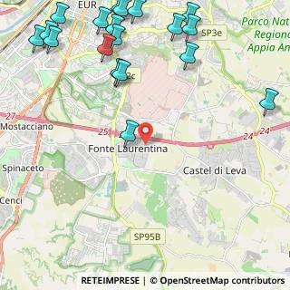 Mappa Viale Leonida Tonelli, 00134 Roma RM, Italia (3.37526)