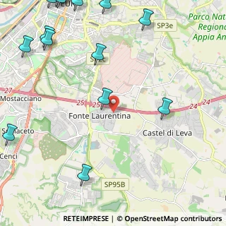 Mappa Viale Leonida Tonelli, 00134 Roma RM, Italia (3.86778)