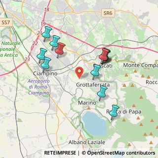 Mappa Via di Valle Marciana, 00046 Grottaferrata RM, Italia (3.885)