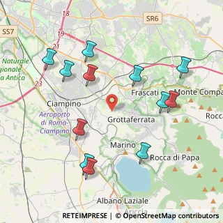 Mappa Via di Valle Marciana, 00046 Grottaferrata RM, Italia (4.67583)