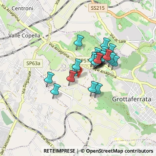 Mappa Via di Valle Marciana, 00046 Grottaferrata RM, Italia (0.68333)