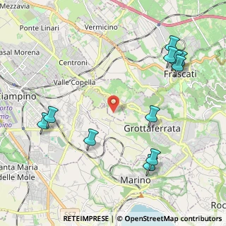 Mappa Via di Valle Marciana, 00046 Grottaferrata RM, Italia (2.69636)