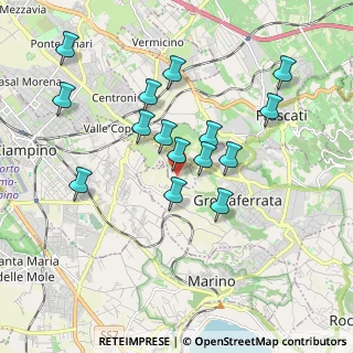 Mappa Via di Valle Marciana, 00046 Grottaferrata RM, Italia (1.84867)