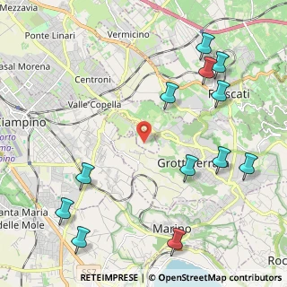 Mappa Via di Valle Marciana, 00046 Grottaferrata RM, Italia (2.87083)