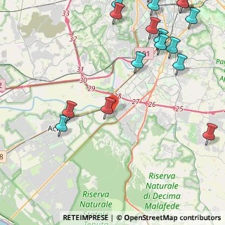 Mappa Via di Mezzocammino, 00127 Roma RM, Italia (7.1005)