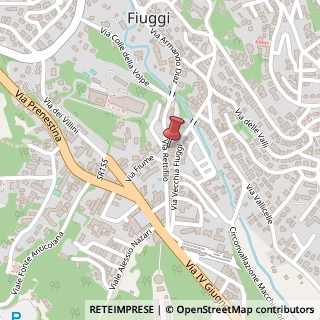Mappa Via Rettifilo, 25, 03014 Fiuggi FR, Italia, 03014 Fiuggi, Frosinone (Lazio)
