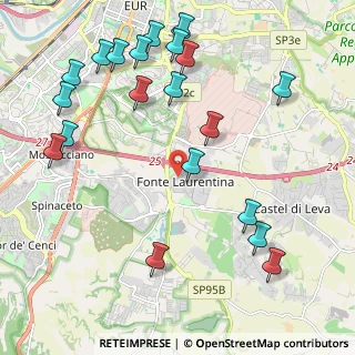 Mappa Via Edoardo Amaldi, 00134 Roma RM, Italia (2.7205)