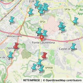 Mappa Via Edoardo Amaldi, 00134 Roma RM, Italia (2.814)