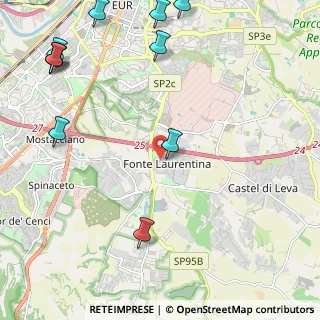 Mappa Via Edoardo Amaldi, 00134 Roma RM, Italia (3.31545)