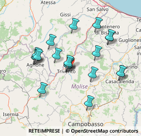 Mappa Contrada Rio, 86029 Trivento CB, Italia (14.403)