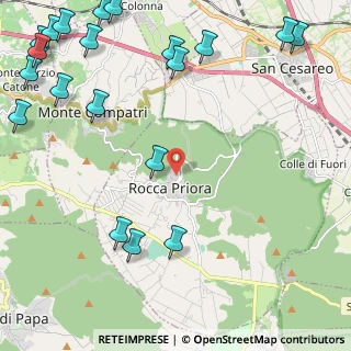 Mappa Via Garibaldi, 00079 Rocca Priora RM, Italia (3.5265)