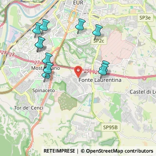 Mappa Via Tognazzi Ugo, 00128 Roma RM, Italia (2.35455)