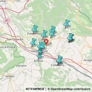 Mappa SP 12a, 00030 Genazzano RM, Italia (6.46)