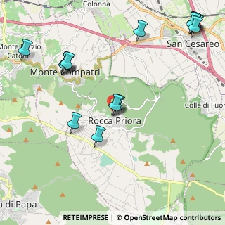 Mappa Vicolo Fontana Bella, 00079 Rocca Priora RM, Italia (2.7225)