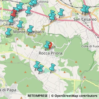 Mappa Vicolo Fontana Bella, 00079 Rocca Priora RM, Italia (3.424)