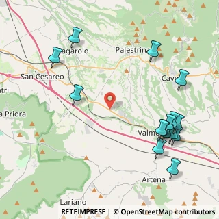Mappa Via delle Foche, 00030 Labico RM, Italia (5.488)
