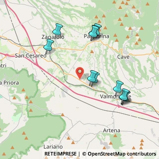 Mappa Via delle Foche, 00030 Labico RM, Italia (4.43636)