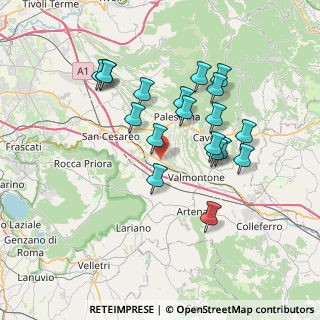 Mappa Via delle Foche, 00030 Labico RM, Italia (7.17263)
