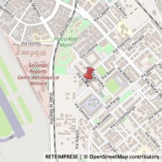 Mappa Via Atene,  55, 00043 Ciampino, Roma (Lazio)