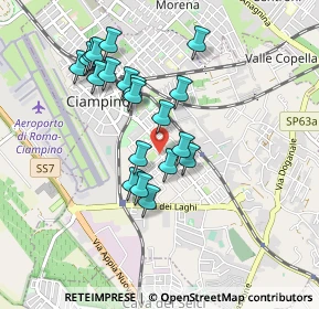 Mappa Via Madrid, 00043 Ciampino RM, Italia (0.87)