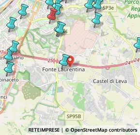 Mappa Via Ugo Cassina, 00134 Roma RM, Italia (3.275)