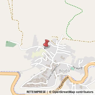 Mappa Via del calvario, 03010 Acuto, Frosinone (Lazio)
