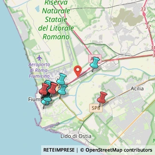 Mappa Via dell' Aeroporto di Fiumicino, 00054 Roma RM, Italia (4.206)