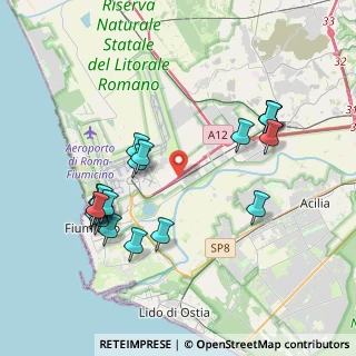 Mappa Via dell' Aeroporto di Fiumicino, 00054 Roma RM, Italia (4.382)