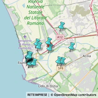 Mappa Via dell' Aeroporto di Fiumicino, 00054 Roma RM, Italia (4.0095)