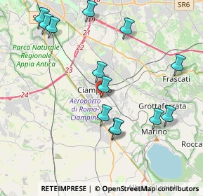 Mappa Via Atene, 00043 Ciampino RM, Italia (4.60538)