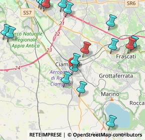 Mappa Via Atene, 00043 Ciampino RM, Italia (5.9295)