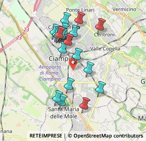 Mappa Via Atene, 00043 Ciampino RM, Italia (1.8)